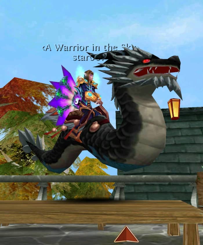 This is an epic mage, warriors use light silver to become epic.