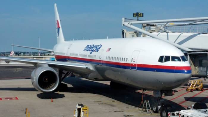 THE ACTUAL PHOTOGRAPH of MH17 on 17/07/2014 before departure at Amsterdam's Schipol Airport - The picture was taken by a Dutch passenger before getting on board. The passenger joked "If it goes missing, this is what it looks like"