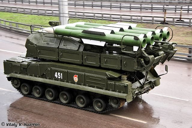 The SA-17 BUK Surface to Air Missile (SAM), similar to the one apparently used to shoot down Malaysia Airlines flight MH17/MAS17