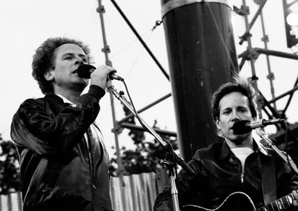 Art Garfunkel and Paul Simon 1982.