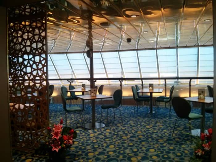 Blue lagoon restaurant on Superstar Libra opens 24 hour and serve Asian and Western snacks