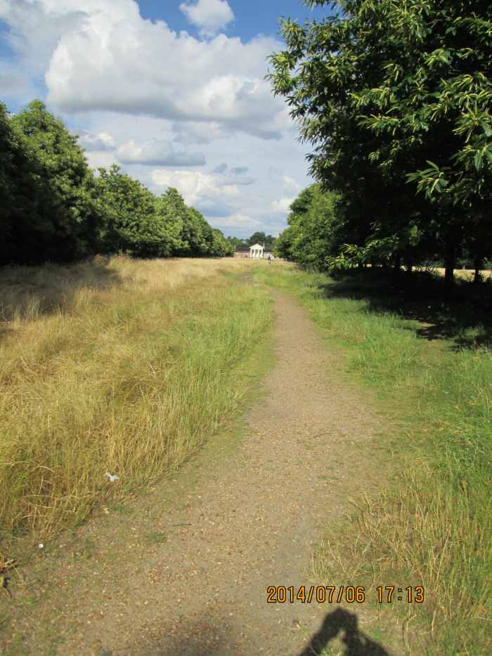 A double line of trees either side of this avenue leads to the Temple recreates a scene from the early days of the estate