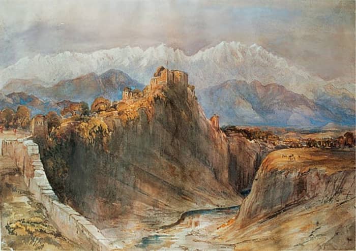 Hill Fort of Kot Kangra, Kangra Valley, Himachal Pradesh