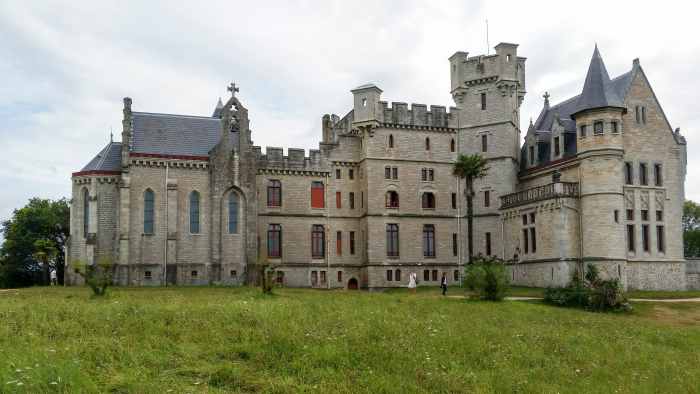 Abbadia Castle in Hendaye, France