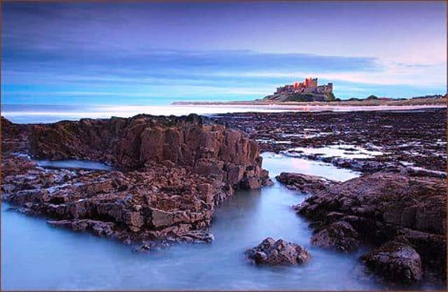 Bamburgh - this is the Norman stronghold built on the site of Ida's - known as Baebbanburh after King Aethelthrith's second wife, the Pictish princess Baebba