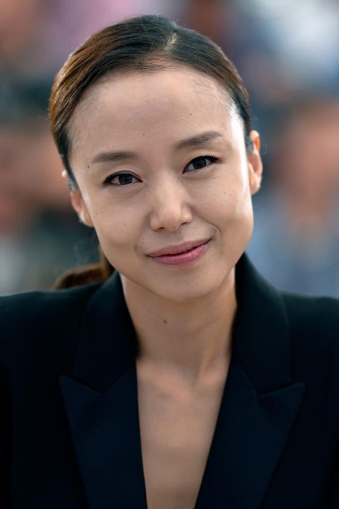 Jeon Do Yeon attends a photo session for the movie "Moe-Roe-Han-The Shameless" during the 68th annual Cannes Film Festival in Cannes, France in May 2015.