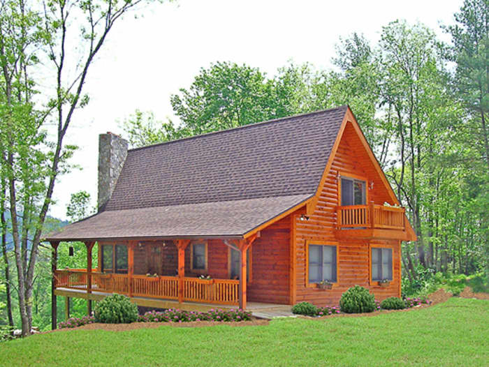 10 Log Cabin Home Floor Plans 1700 Square Feet or Less With 3 Bedrooms ...