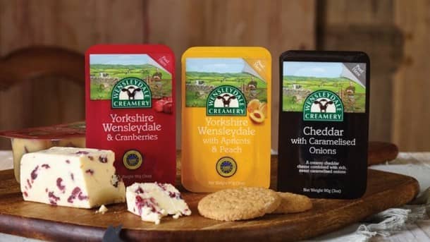 ...And for afters, a choice of genuine Hawes Wensleydale cheeses with tea or coffee and crisp, buttered savoury crackers (got you hurtling off to the fridge, have I? Come over and take your fill!