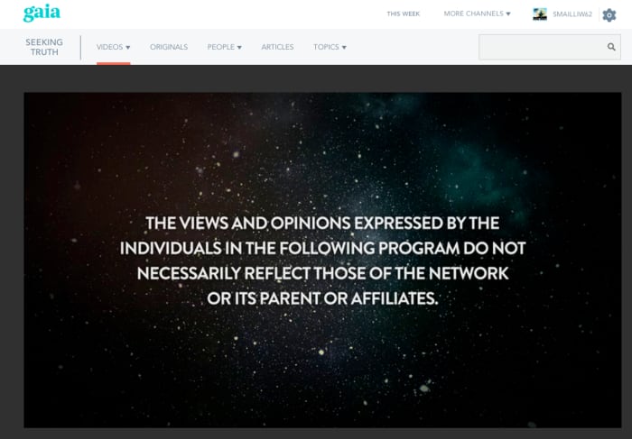 Granted this is a standard disclaimer but it does show that not everything discussed on the Cosmic Disclosure Show is embraced by its producers.