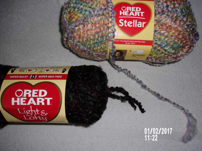 Compare: Stellar and Light & Lofty. They look about the same (except for the metal fiber in Stellar).