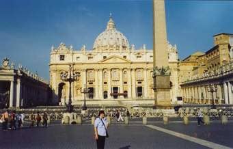 When the Romans conquered a new place, the took the people as slaves, they took their gods in Rome and other things that were important to these people. They even took this obelisk from Egypt, that today stands in St Peter Square.