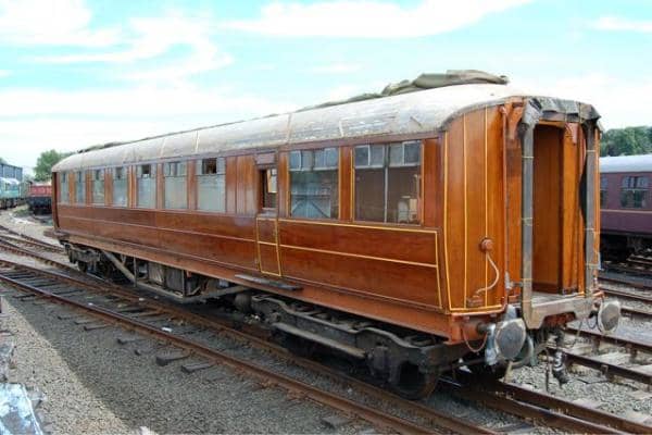 Buffet Car No. 644, another LNERCA project, in service on through NYMR Pickering-Whitby trains with a trolley service to serve passengers in their seats