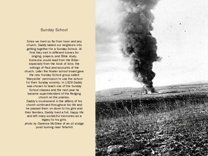 Example of family history (stories and photos) preserved in a self-published book. I've created five of these. You can do it too!