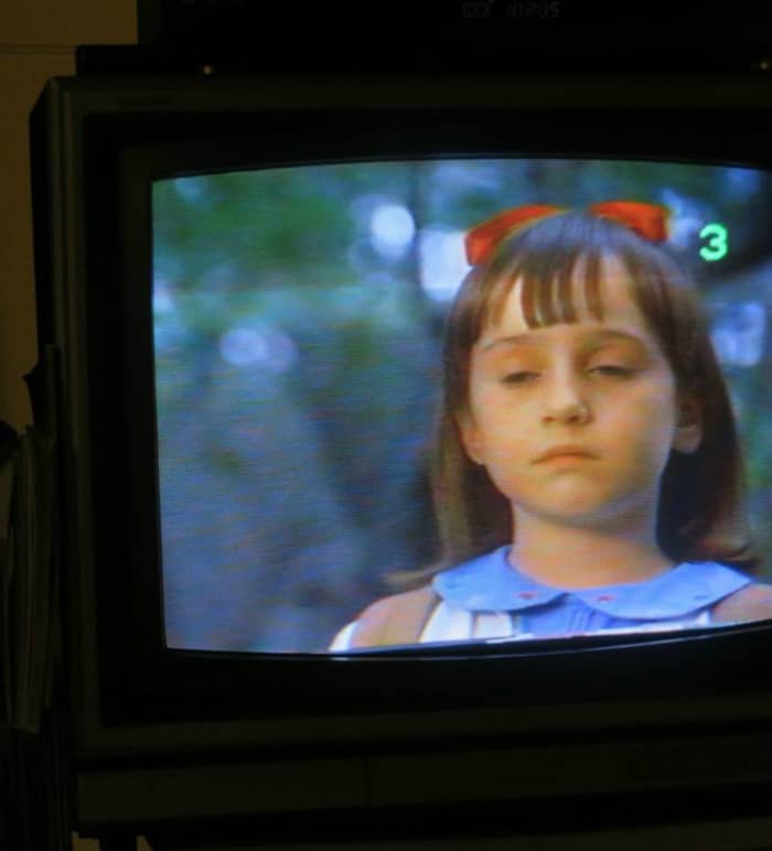 Matilda looking alive and fresh on the Sony with its sharp color, I think that she is thinking so glad someone is playing this tape; I was trapped in that dank shed for over six years glad to get out on the screen again.