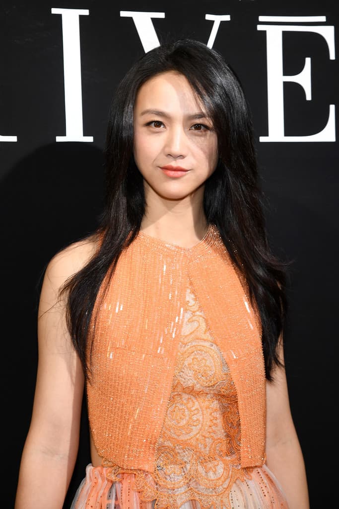 Japanese fashion model Nanao is seen here at an event for Giorgio Armani in Paris, France on July 4, 2017.