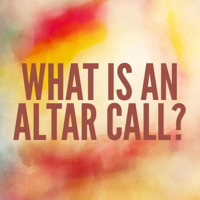 What Is an Altar Call and Is It Necessary? HubPages