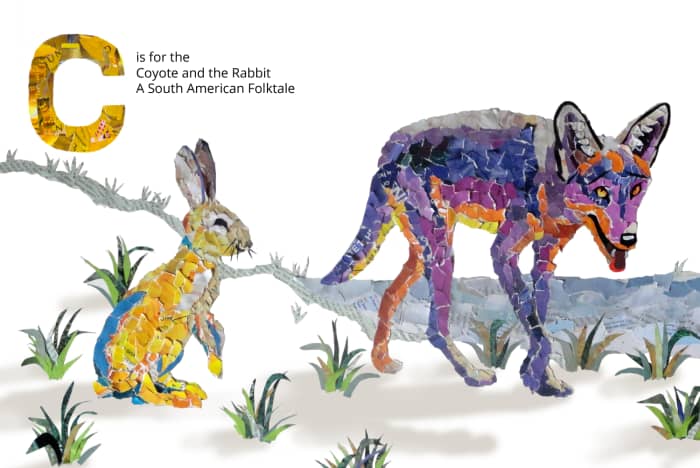 Illustration for the children's book The FairyTale Alphabet Book, Fairytales and Folktales from Around the World