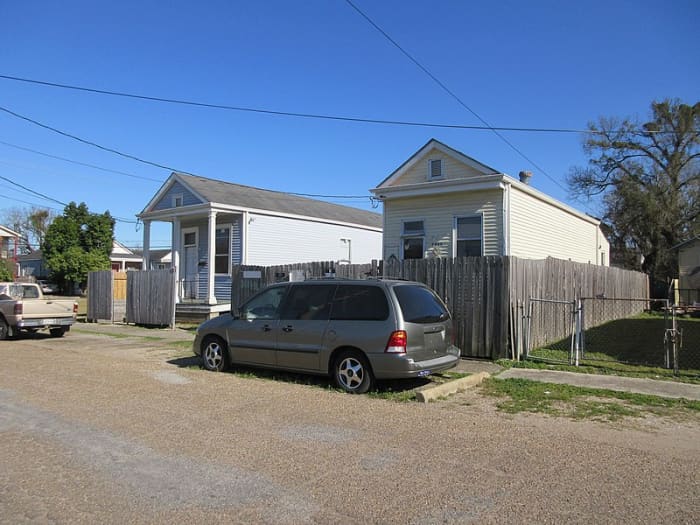 Pair of shotgun houses