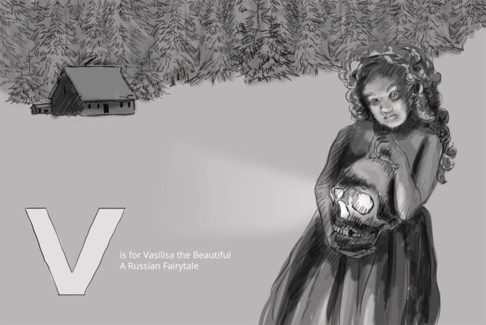 I had to have this page dark. Since she needed to bring light, how could you see it unless it was dark?