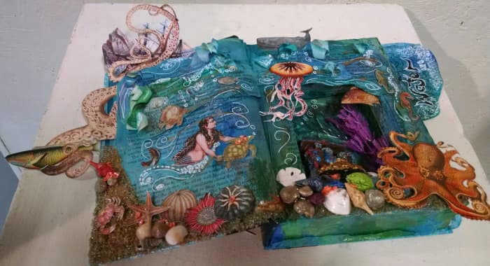 Altered books have many dimensions to them. This artist explains how to add layers to your altered books.