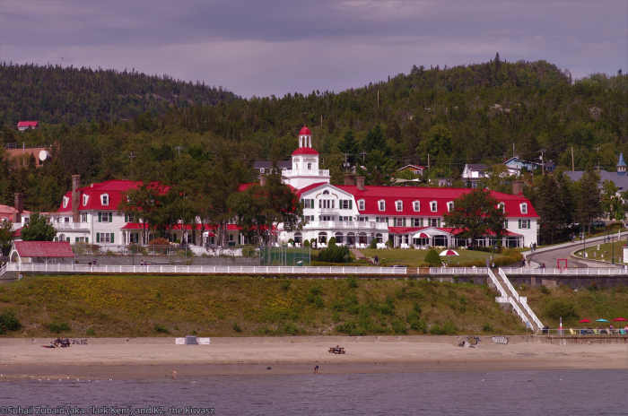 We could have stayed in Hotel Tadoussac and then driven a rented vehicle to visit the two national parks within 50 km from here.