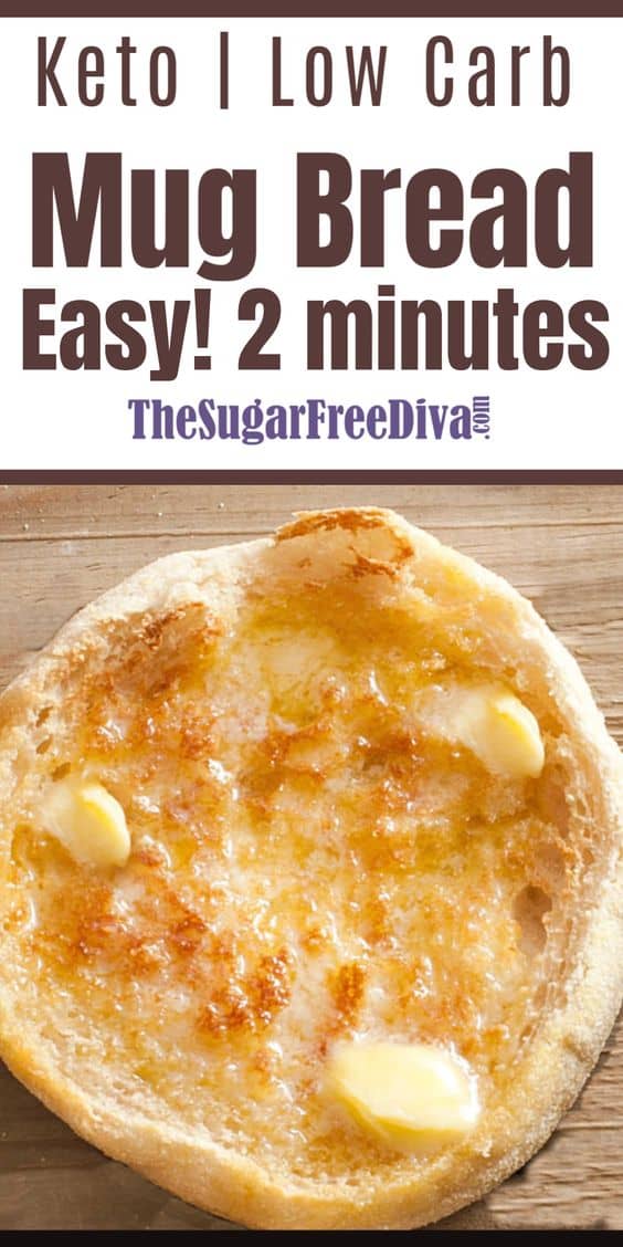 With very few ingredients, this comes together in 2 minutes, and makes a single serving. From thesugarfreediva.com