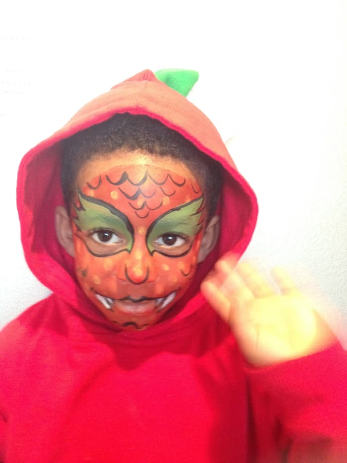 Facepaint works well on its own or can be used to give a simple costume more WOW. Tutorials are easy to find on Google and YouTube, no experience necessary!