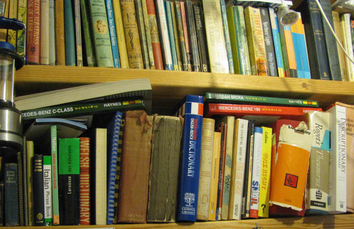 Shelves Full of Books, from A A Milne's 'Winnie-the-Pooh- to Thor Heyerdahl's 'Kon-Tiki Expedition'