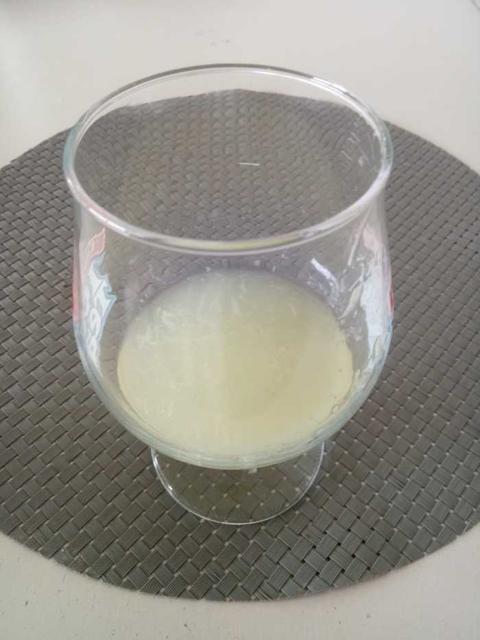 A quarter syrup to cup ratio is the perfect amount. This can be adjusted to how strong you like your lemonade.