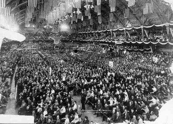 1912 National Progressive Convention at the Chicago Coliseum.