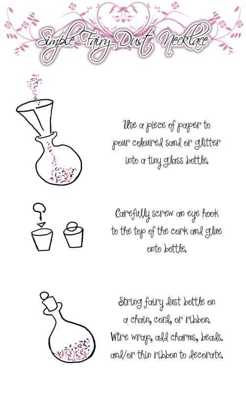 I list a couple of different ways you can make fairy themed jewelry using craft items in my Hub on fairy dust necklaces.