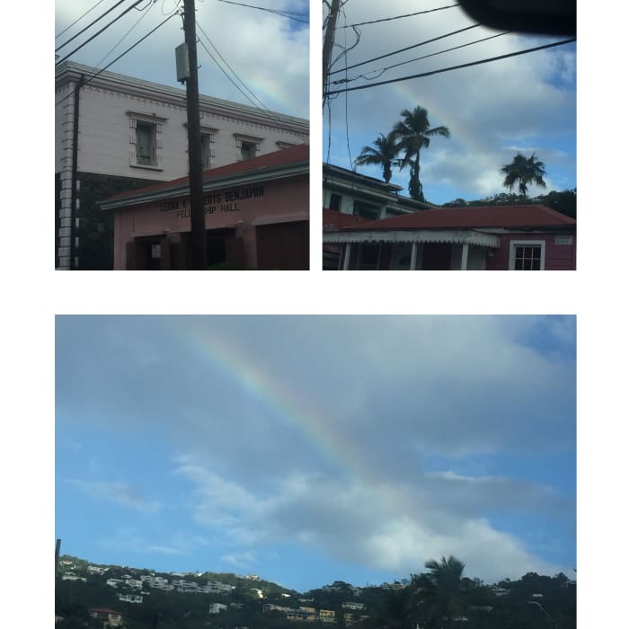December 11, 2018 @ 8:00am on Norre Gade Road in Town over looking the chruch Bell and other buildings along the way.