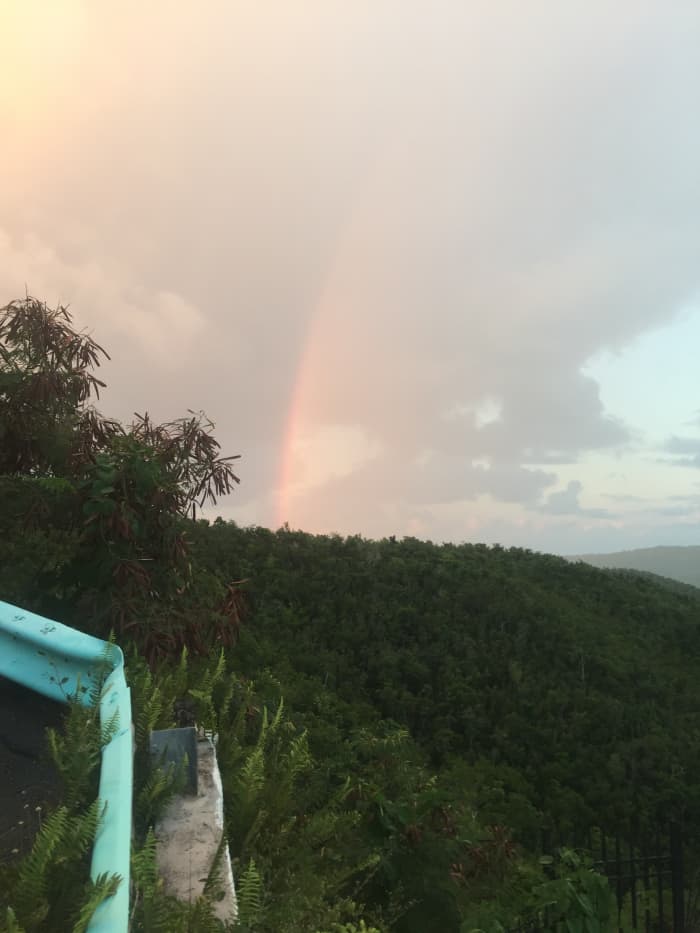 October 27, 2018@ 5:46pm, heading home from work, captured on the north side angling from the south west. Viewing over the hills. The colors of orange, red and yellow and a baby blue appeared in the sunset. Amazing