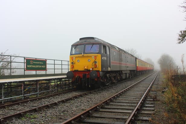 Northallerton West's temporary platform. There are thoughts on extending to Northallerton's Low Level platforms, where there is at least a road link