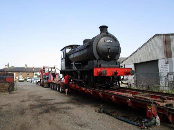 Back at Leeming Bar, 65894 arrived 25th July, 2019 for another holiday season to stand in for J72 69023 whilst she undergoes restoration