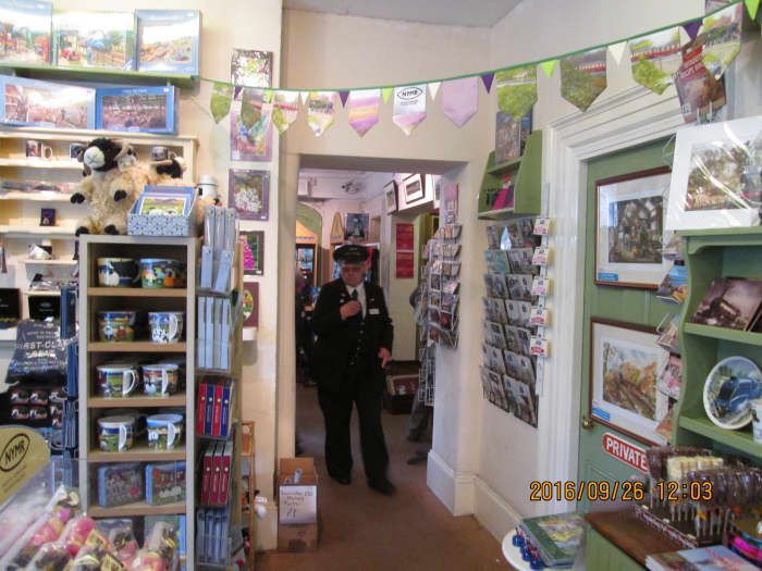 When you think you've seen everything - and before you go to the platform buffet - there's the shop to lose yourself in. Cartloads of merchandise including dvds, books, calendars, edibles...
