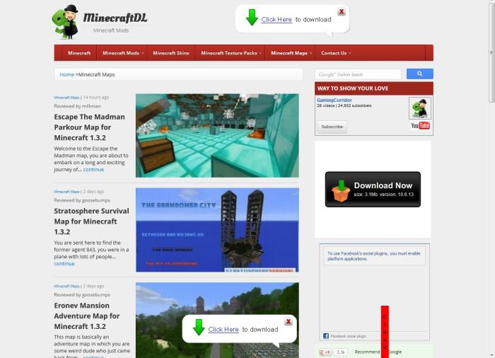 Many websites offer downloads of maps for adventure, fun or solving puzzles.