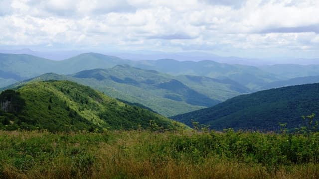 Another view on top of Tennent Mountain. Clouds were building for an afternoon rain storm.