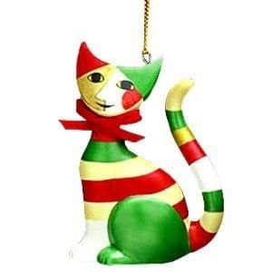 The Goebel Gianni Cat Christmas Ornament For Cat Lovers Is Hand Painted By Artist Rosine Wachtmesiter. Image Credit: Amazon