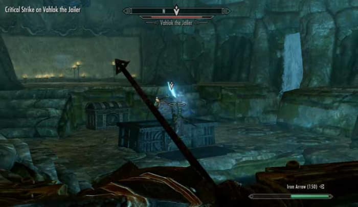 Skyrim Lost Legacy Quest - solve the puzzle and defeat Vahlok the Jailor in the final burial chamber. The final word of power of Battle Fury lies beyond Vahlok.