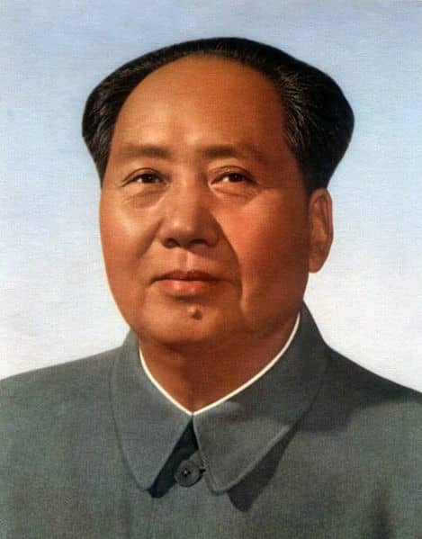 This is the official portrait of Mao at Tiananmen Gate. Mao credited the Japanese for indirectly allowing him to seize power in China in 1949.