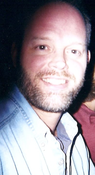 My husband, during that time, going along with my obsession. He didn't seem to mind? Looks like he was attempting to fit in with the facial hair growth too. God bless him for putting up with me!