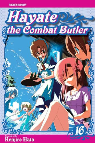 Hinagiku Katsura and Maria (in the maid outfit) with friends on the cover of the maid uniform.