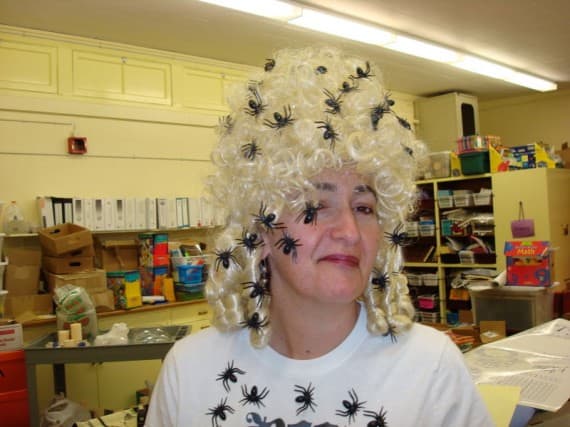 Here's another busted myth or urban legend about spiders. No one has ever had spiders living in their hair.