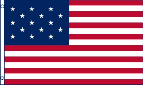 American Flag Commonly Referred to as the Star-Spangled Flag that Inspired Francis Scott Key's Song that Became the National Anthem of the United States of America