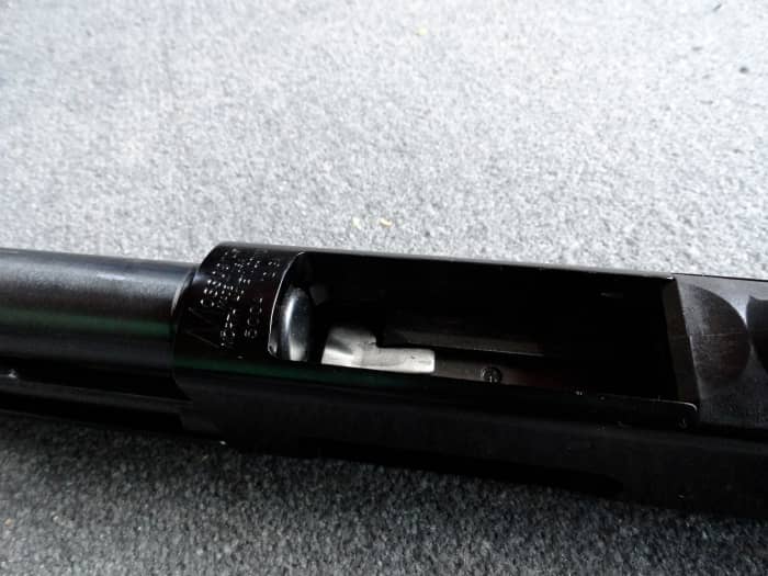 The Feed ramp stays in an upward position when not in use (as in, it is not actually feeding a round right now): this makes it easier to load the gun than other shotgun's in which the ramp stays down when not in use.