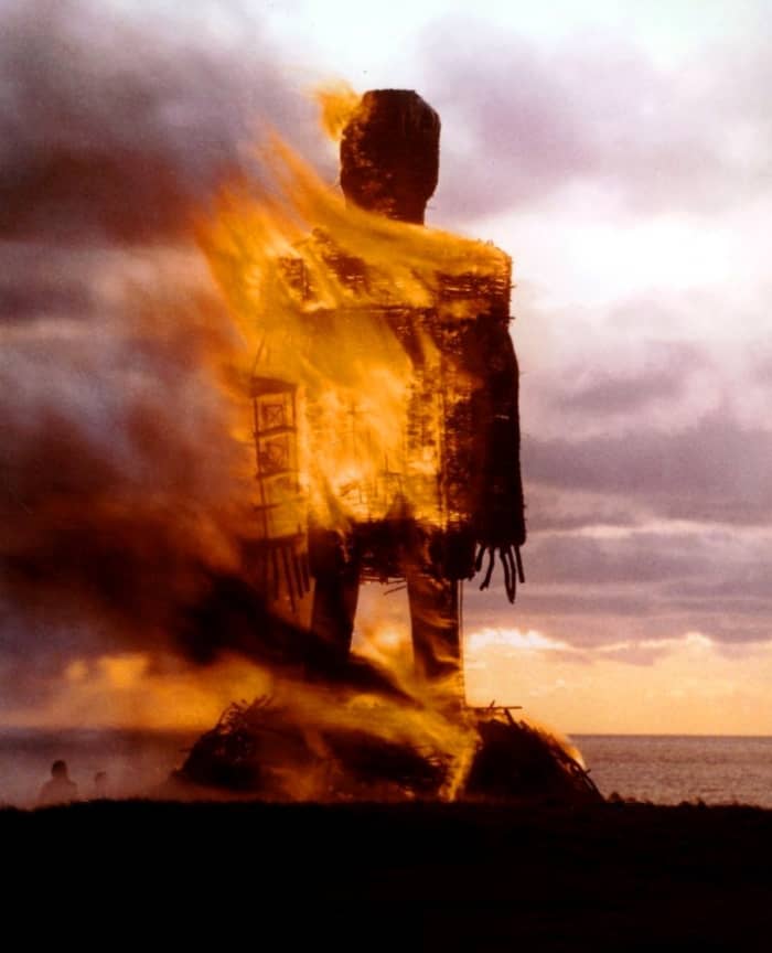 Remember 'The Wicker Man' with Edward Woodward as the beguiled policeman drawn to the isle, only to end up among sacrificial animals. Better known for Brit Ekland's nude dance