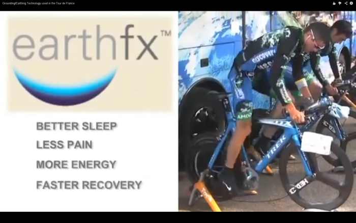 This technology of earthing or grounding is used extensively in the Tour De France bicycle races. Watch the video below on this. The Tour de France race is like running 3 marathon races a day for 22 days.