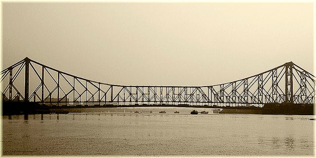 Paan holds a rare distinction among food items for potentially compromising the structural integrity of a cantilever bridge. After being chewed up & spat out, the acidic ingredients have been found to damage key struts of The Howrah Bridge (pictured)