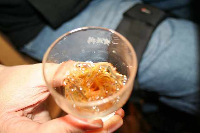 No, you're not looking at a bowl full of worms. These cute little guys are shirouo, a semi-translucent fish common in Japan that are often infused with vinegar and swallowed alive and wriggling.